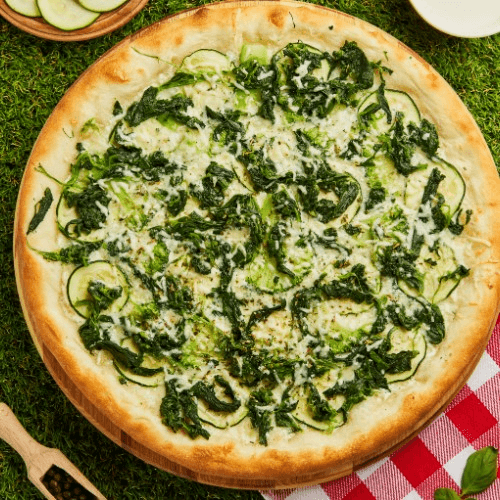 White Spinach Pizza (12")