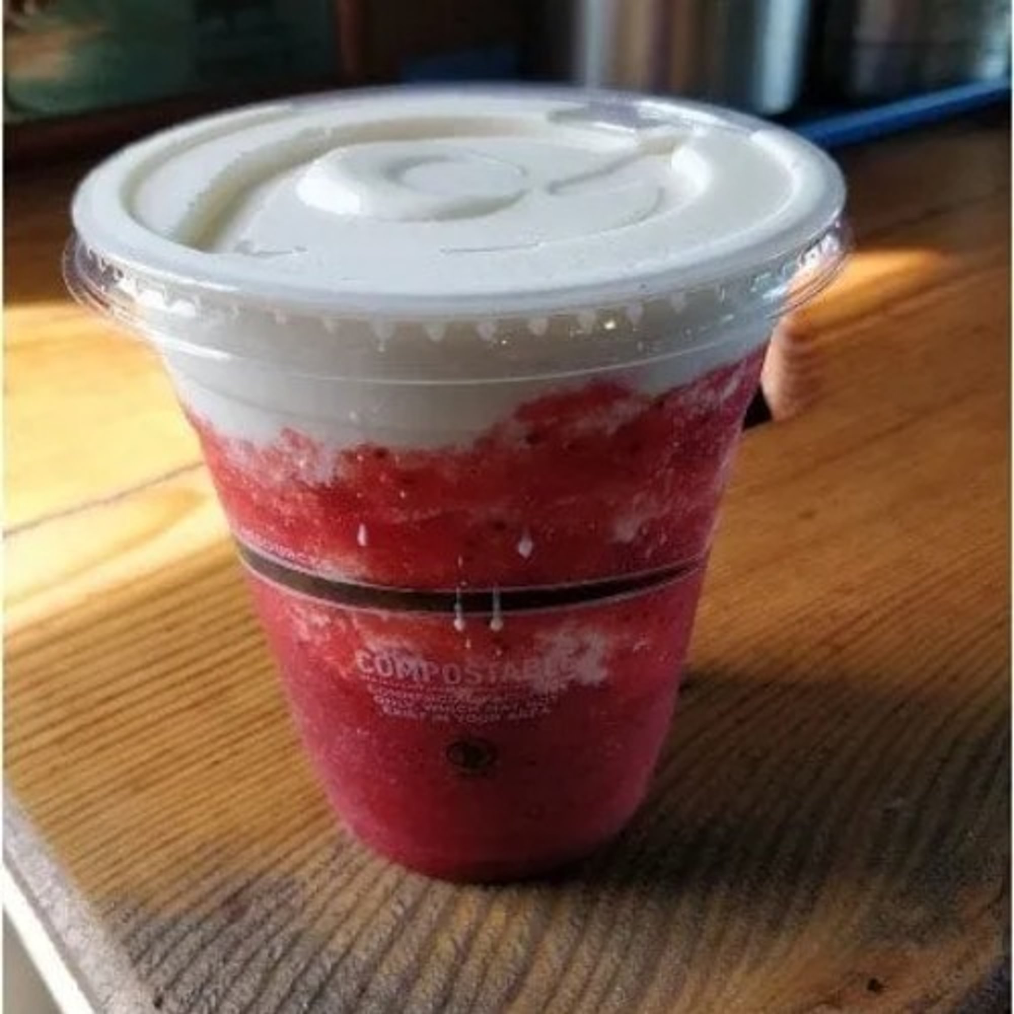 Lava Flow Milkshake