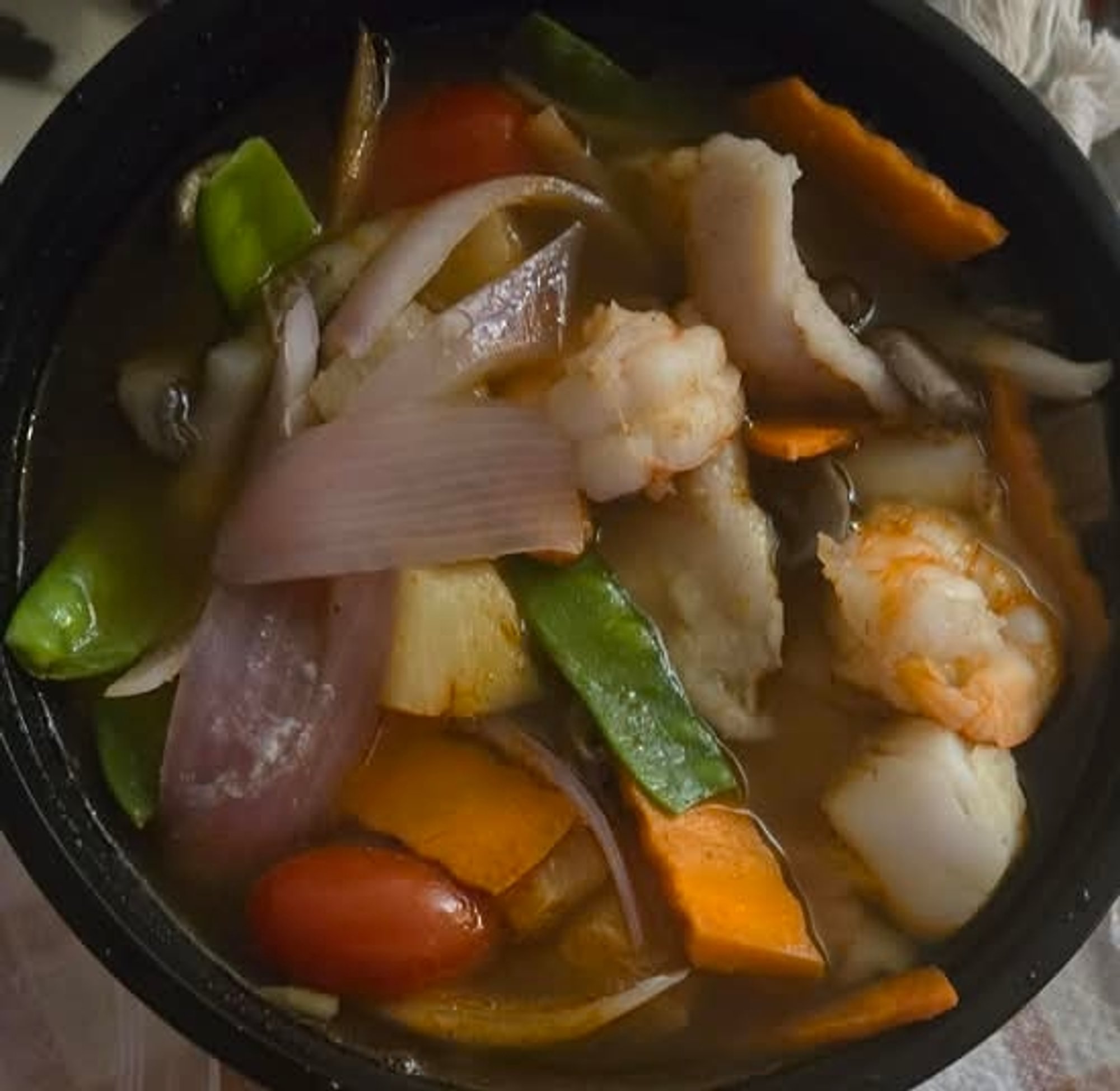Tom Yum Seafood Thai Noodle