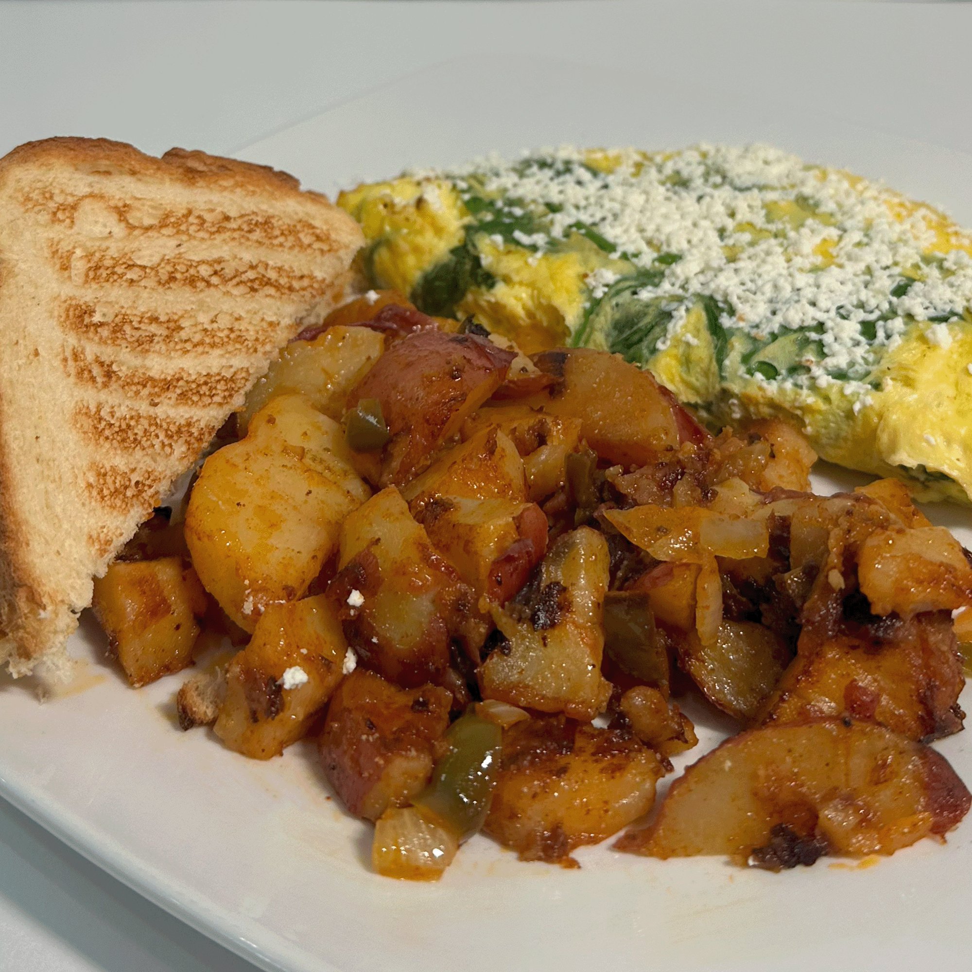 Spinach & Feta Omelet