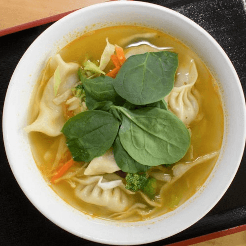 Dinner Momo Soup