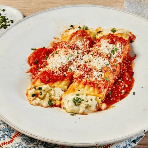 Homemade Manicotti
