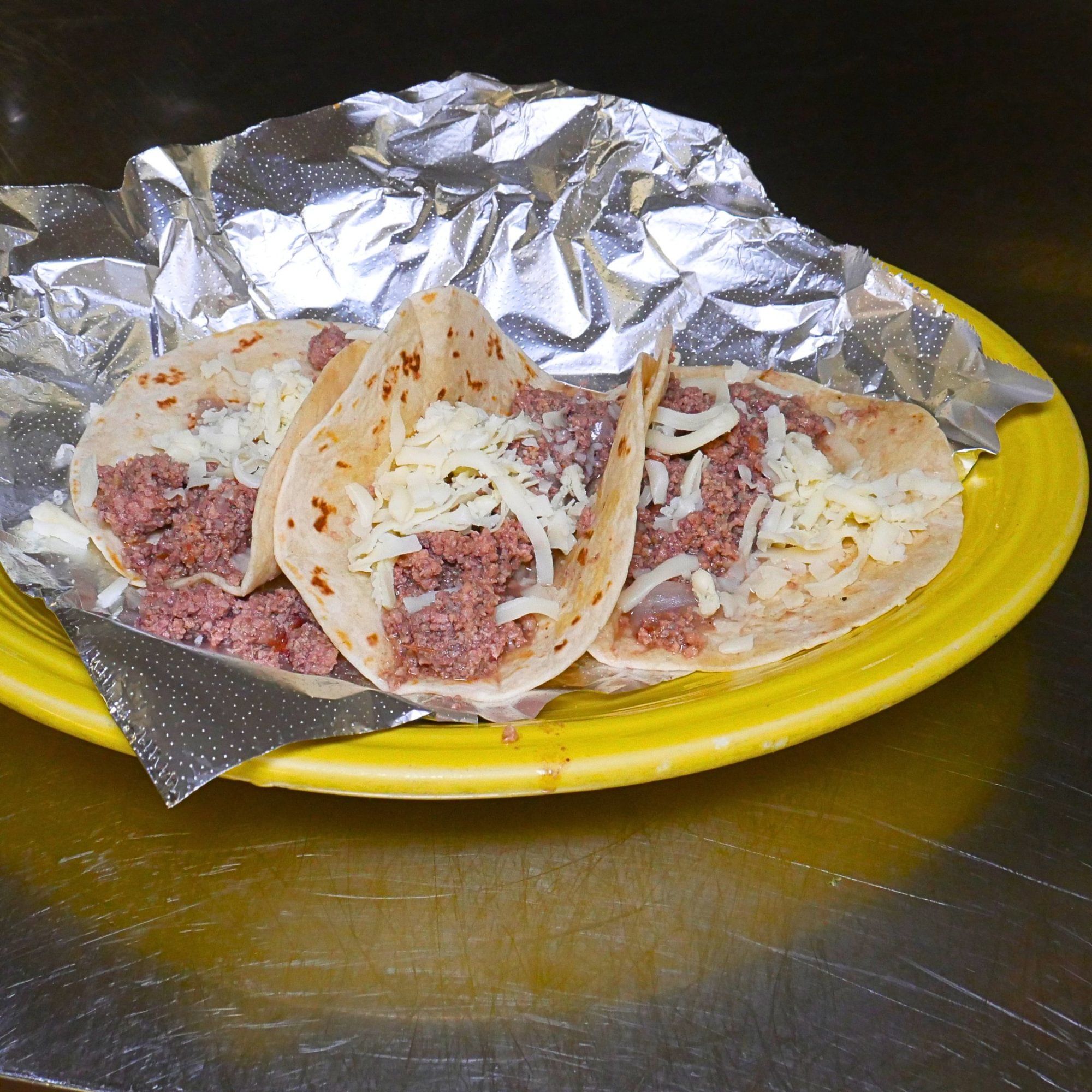 Combo #9: Three Beef Tacos