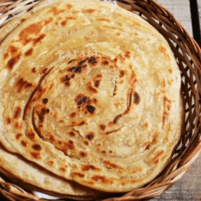 Lacha Paratha w/ egg & chai