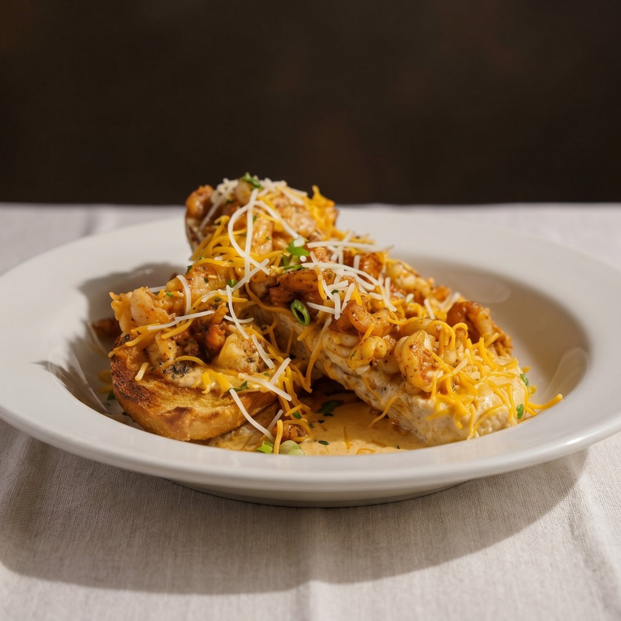 Seafood-Loaded Bread