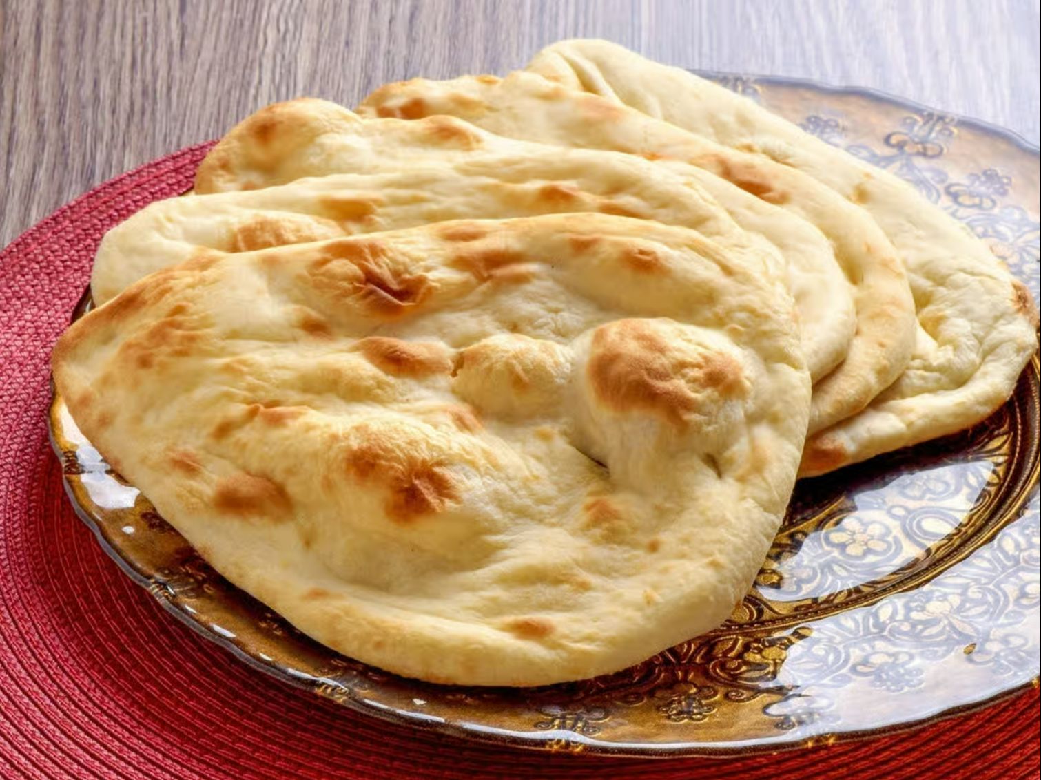 1. Plain Naan