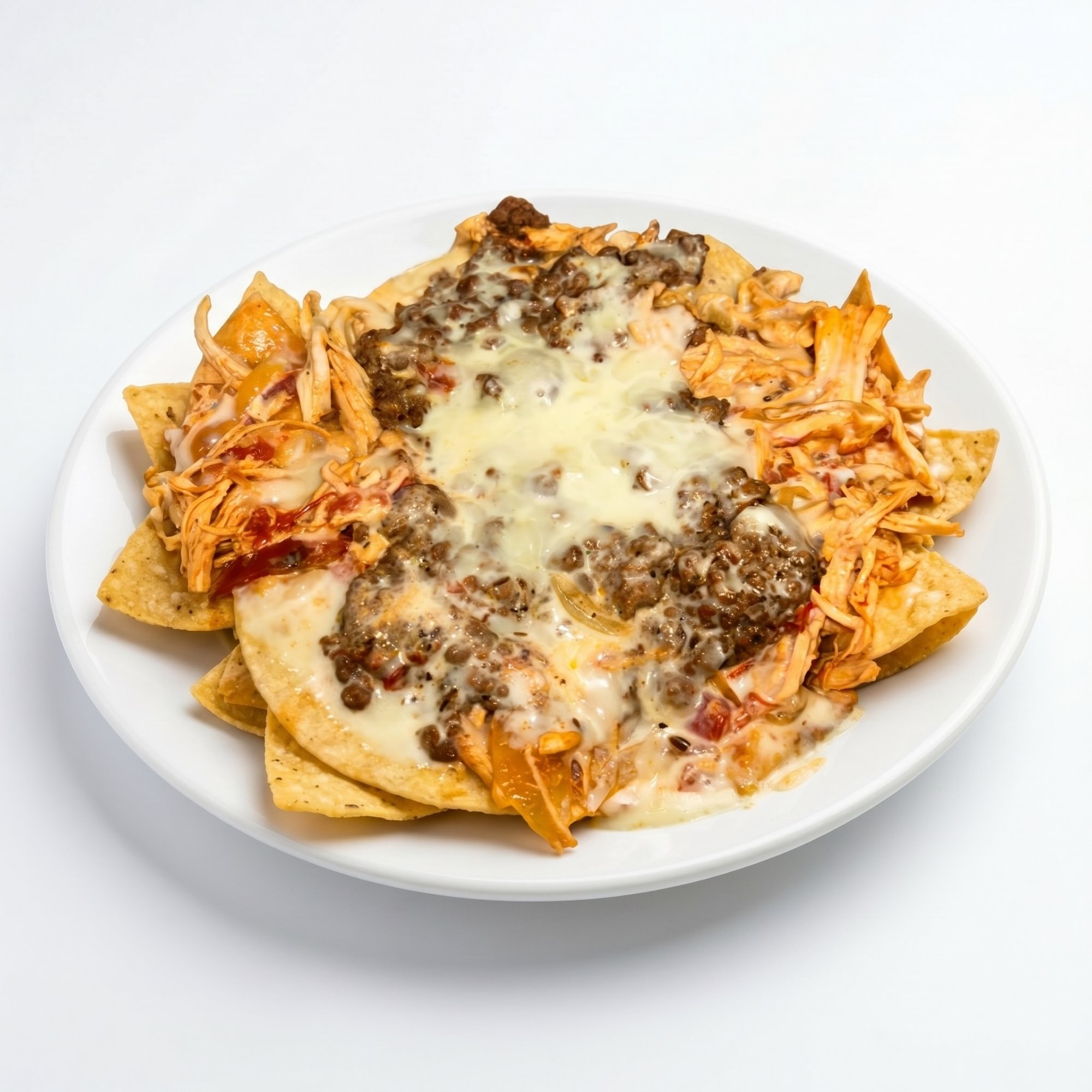 Beef & Chicken Nachos