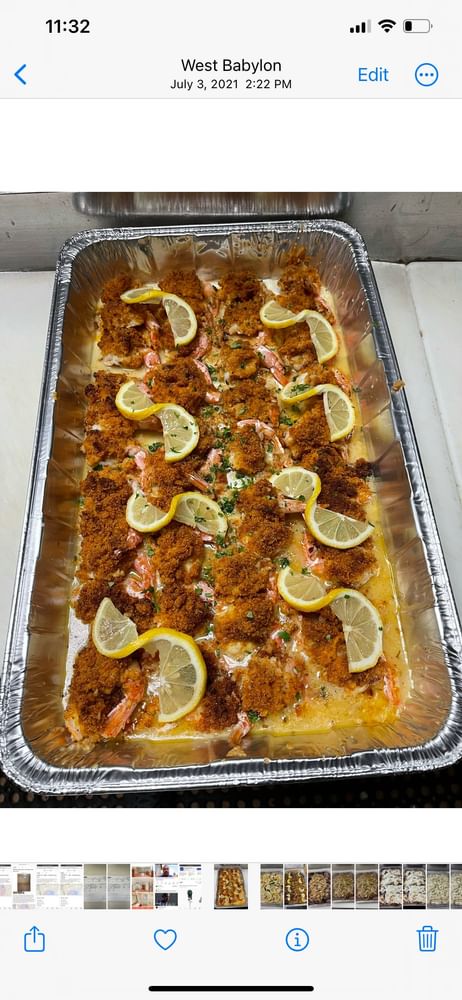 Shrimp Oreganata Catering