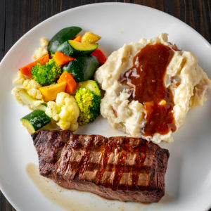 FLAT IRON STEAK DINNER