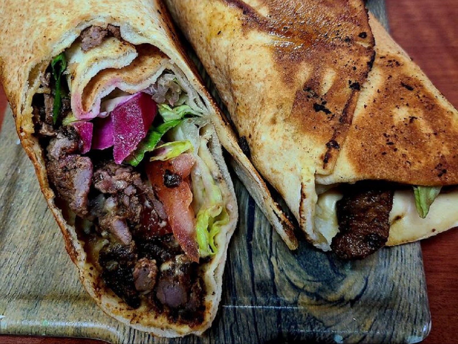 Beef Shawarma Wrap