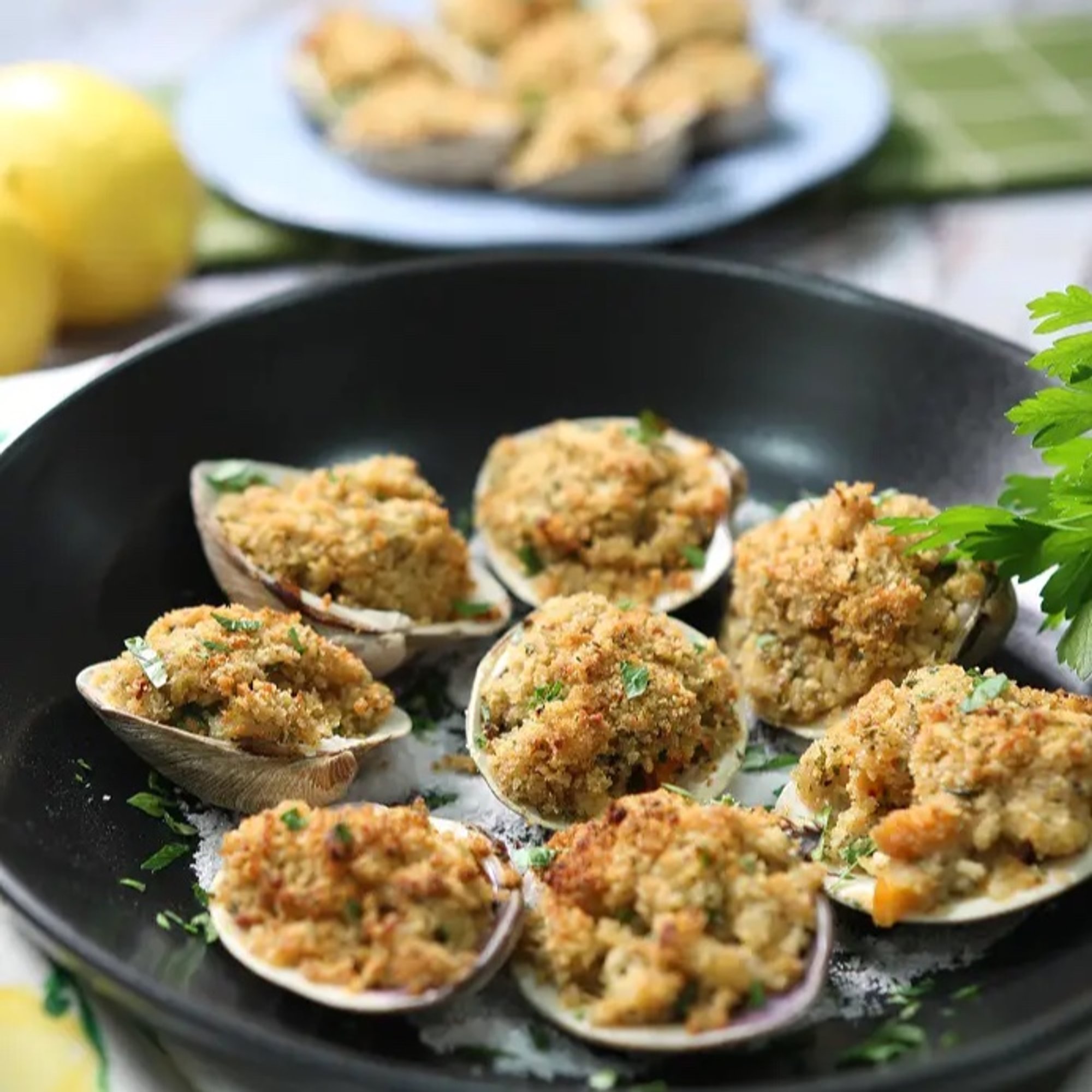 Clams Oreganata