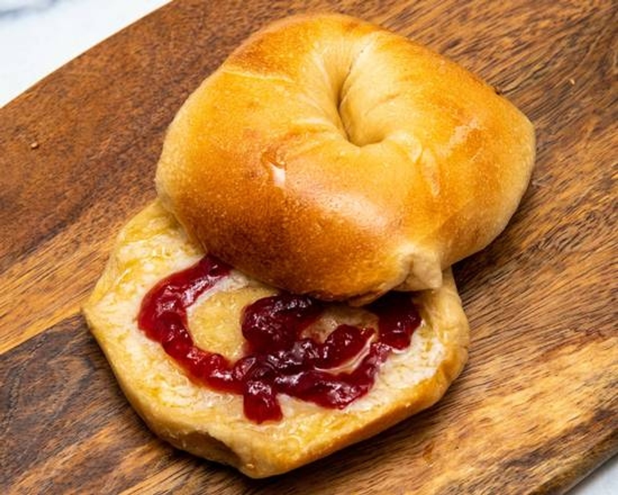 Butter and Jelly on a Bagel