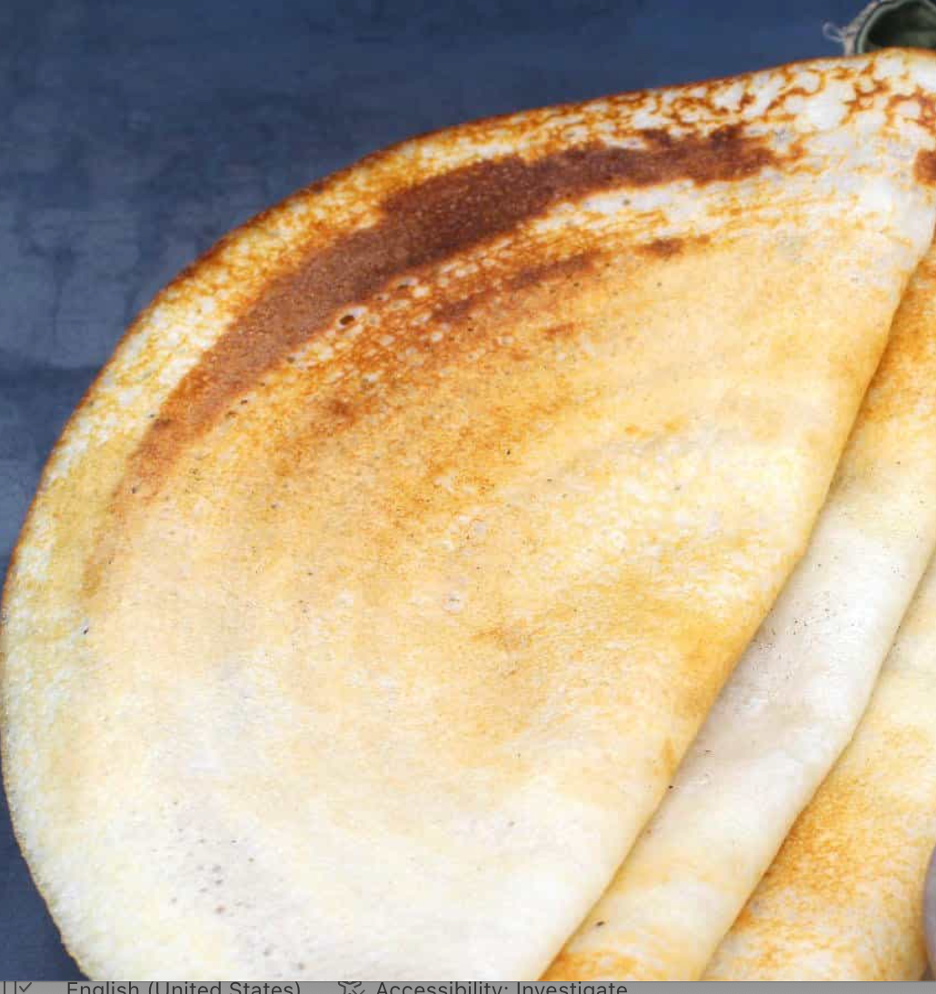 Plain Chitti Dosa