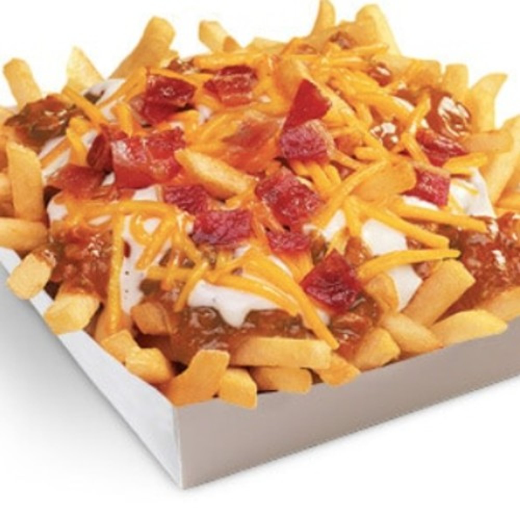 Loaded Fries w/ Nacho Cheese, Bacon and Ranch