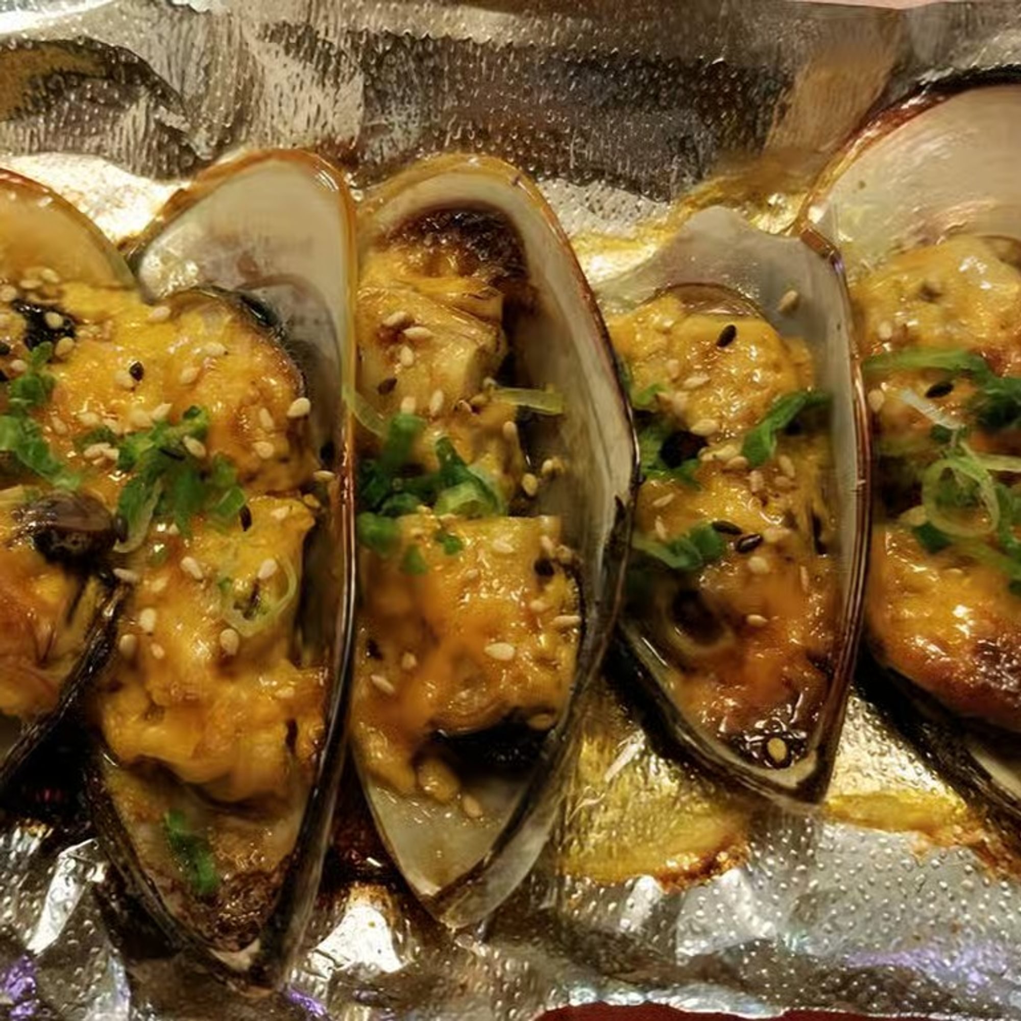 Baked Green Mussel