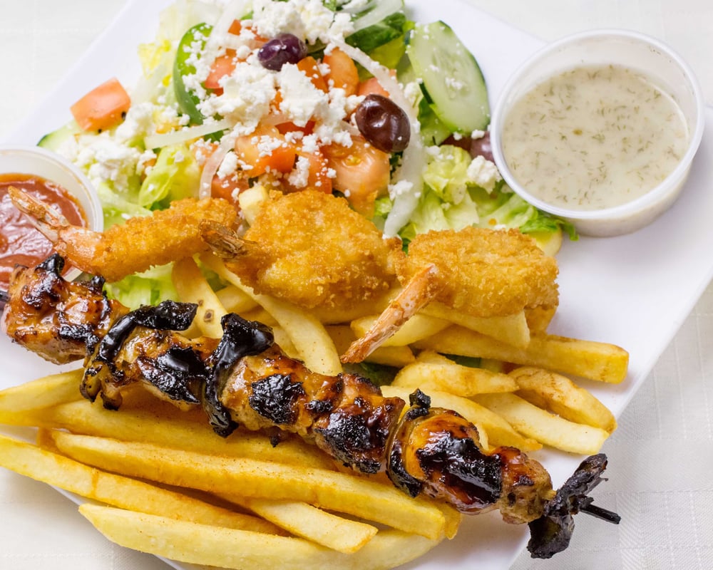 10. Chicken Kabob ＆ Shrimp