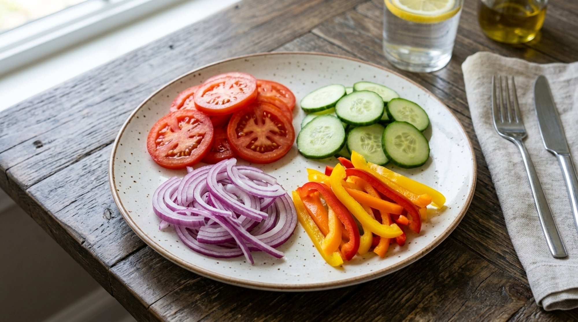 SLICED VEGGIE PLATE