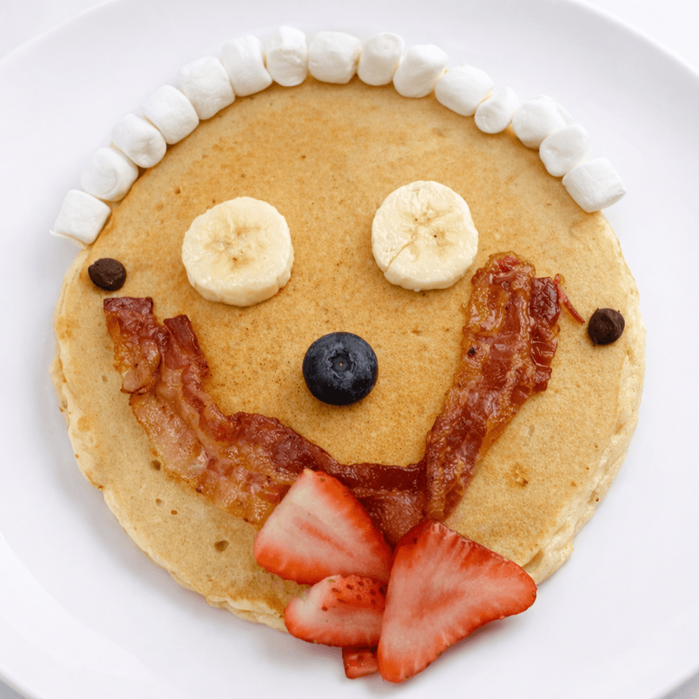 Kids Smiley Face Pancake