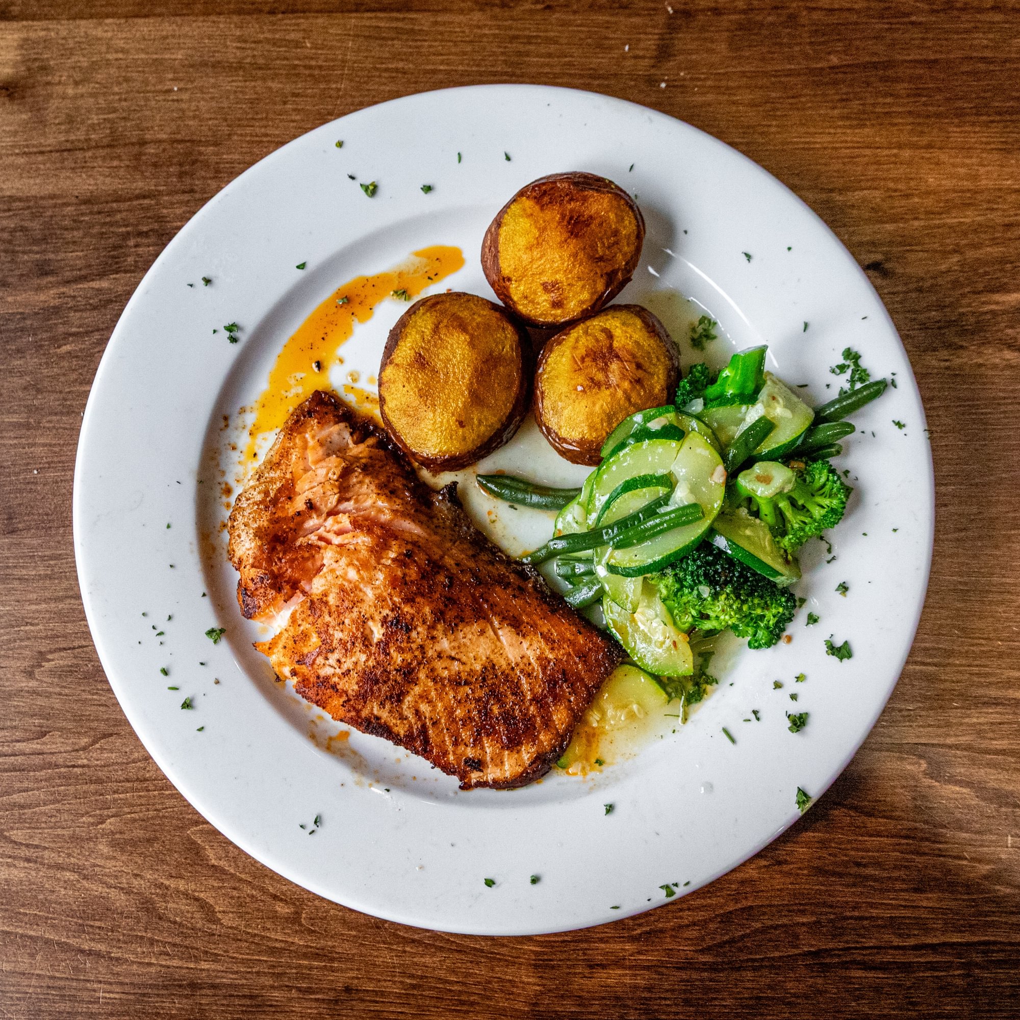 Baked Stuffed Salmon