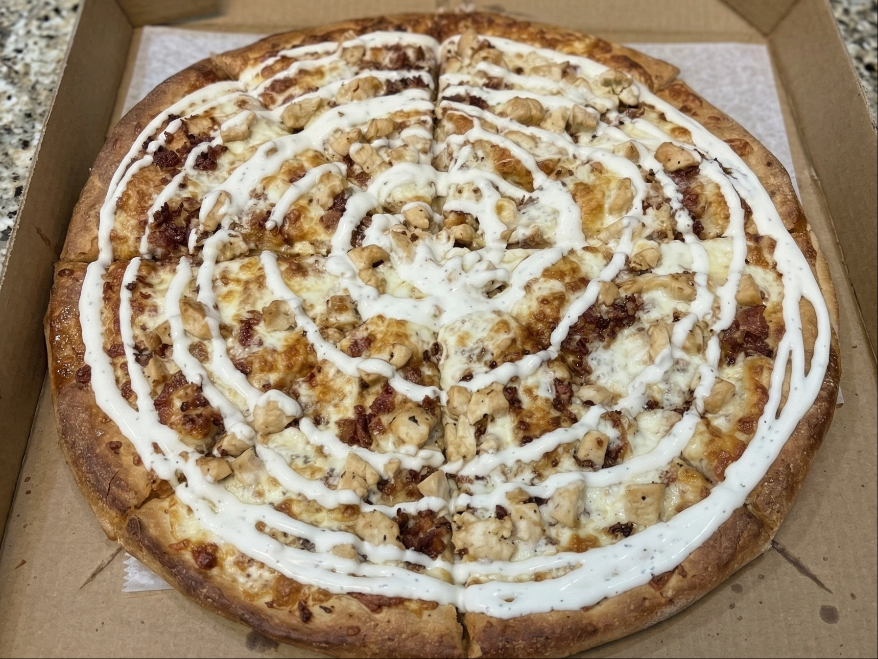 Chicken Ranch Pizza
