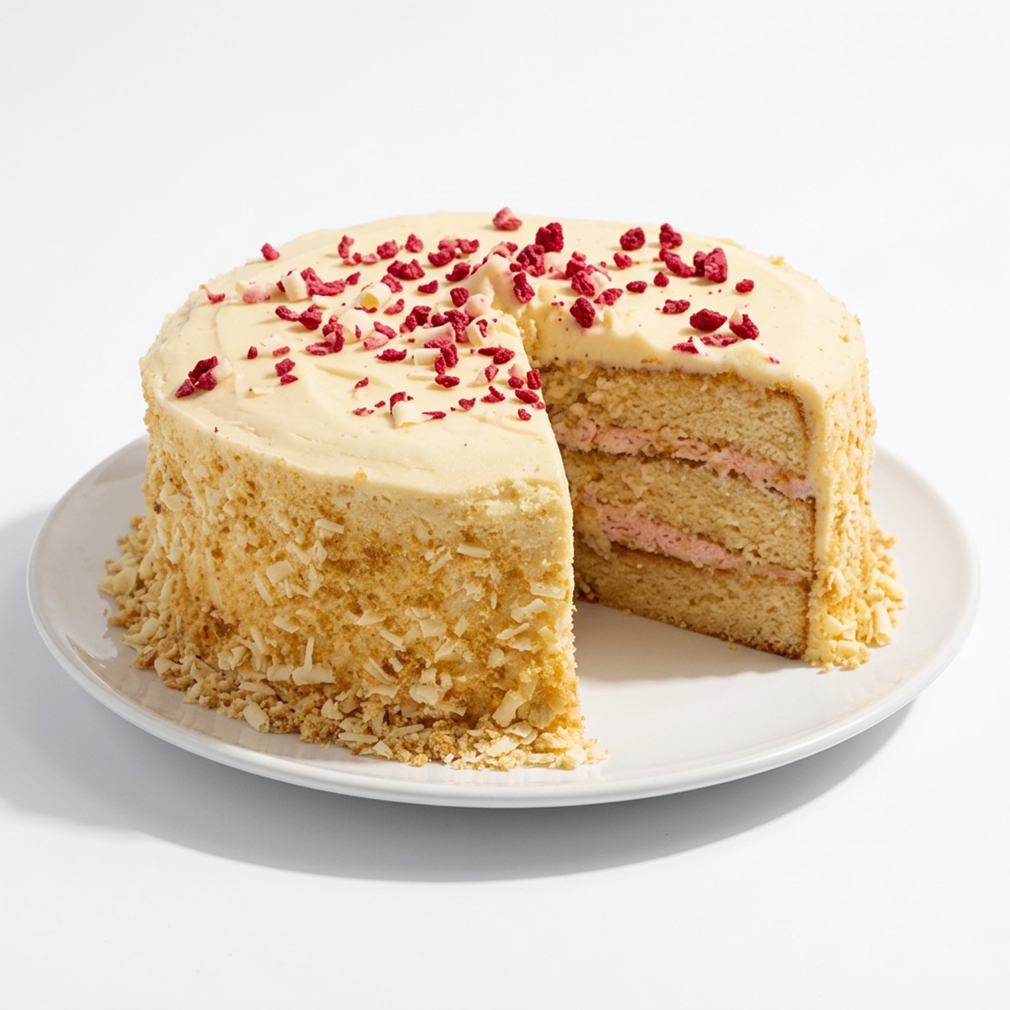 Raspberry Cream Cheese Cake