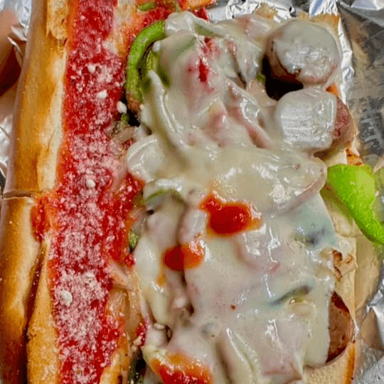 Sausage, Peppers, & Onions Sandwich