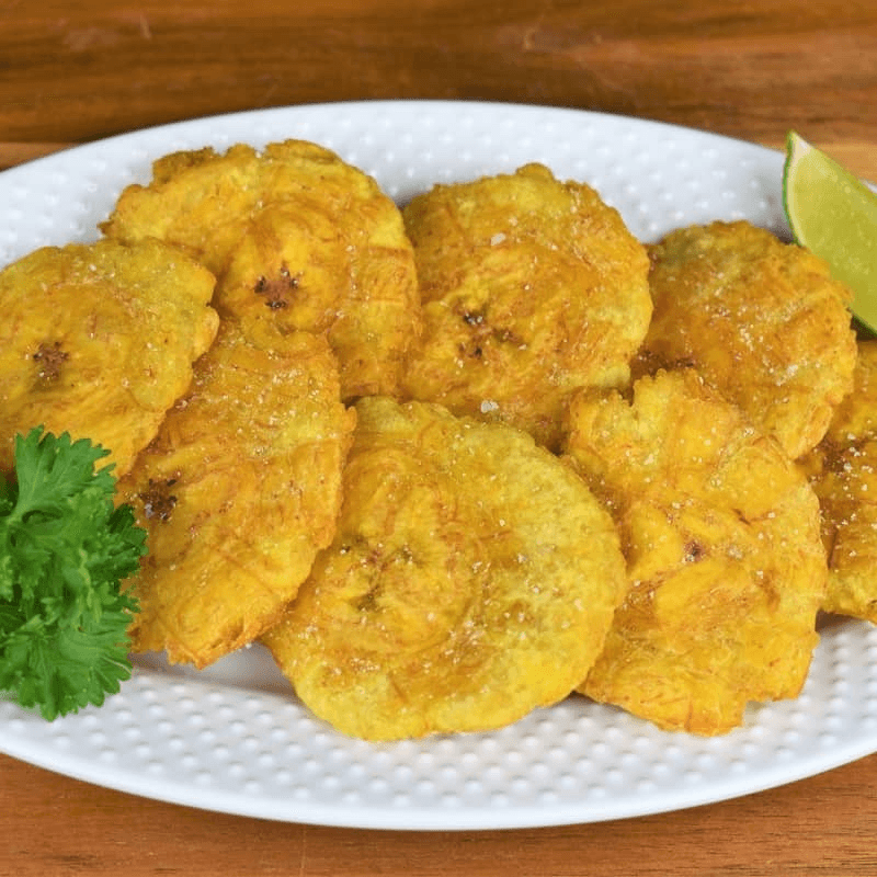 Green Fried Plantains / Tostones