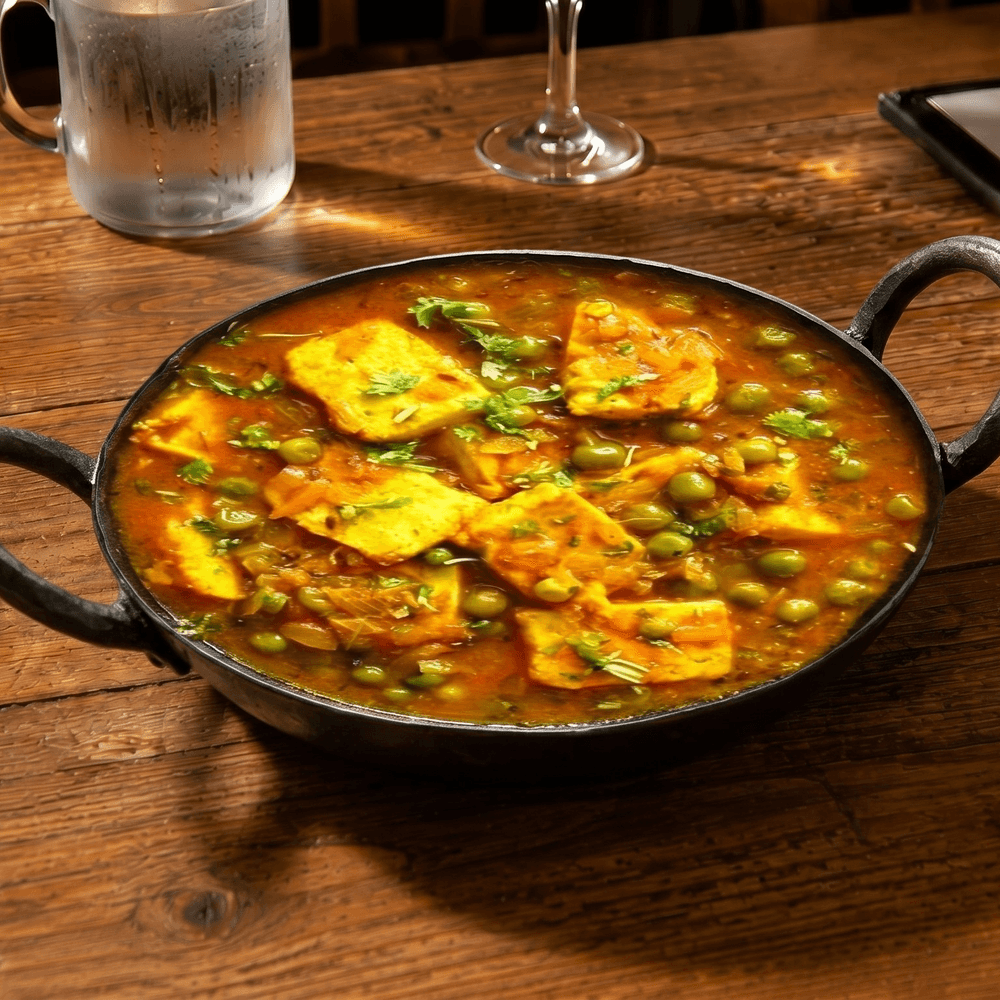 1. Matar Paneer