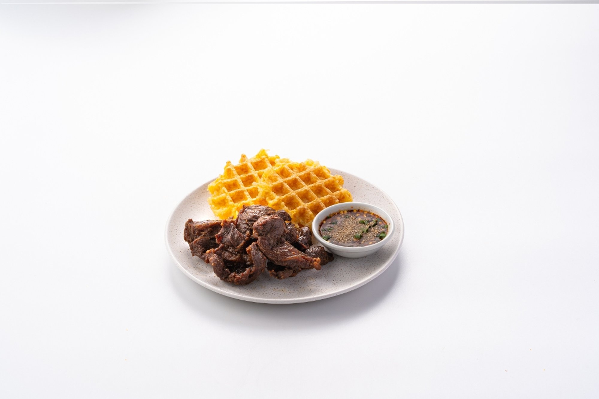 Beef Jerky Served with Sticky Rice