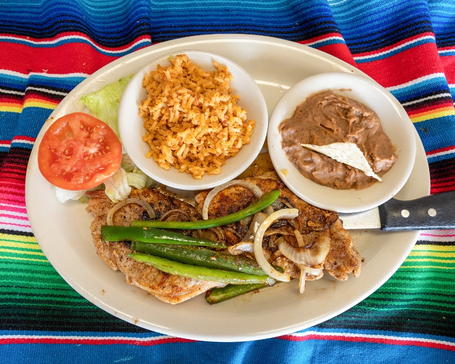 Tex-Mex Pork Steak