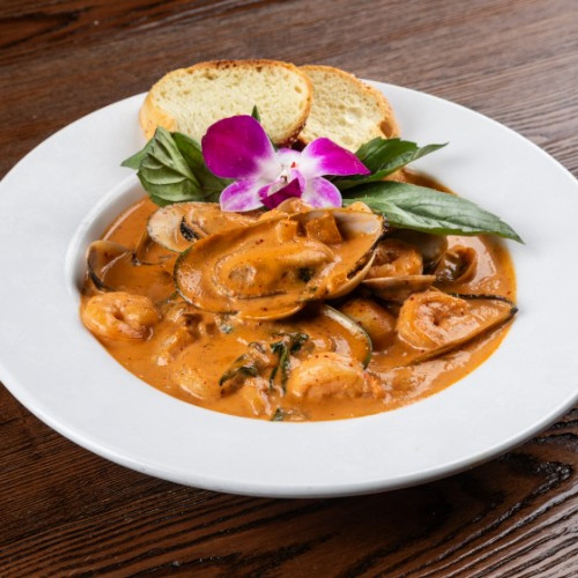 Seafood in Coconut Curry