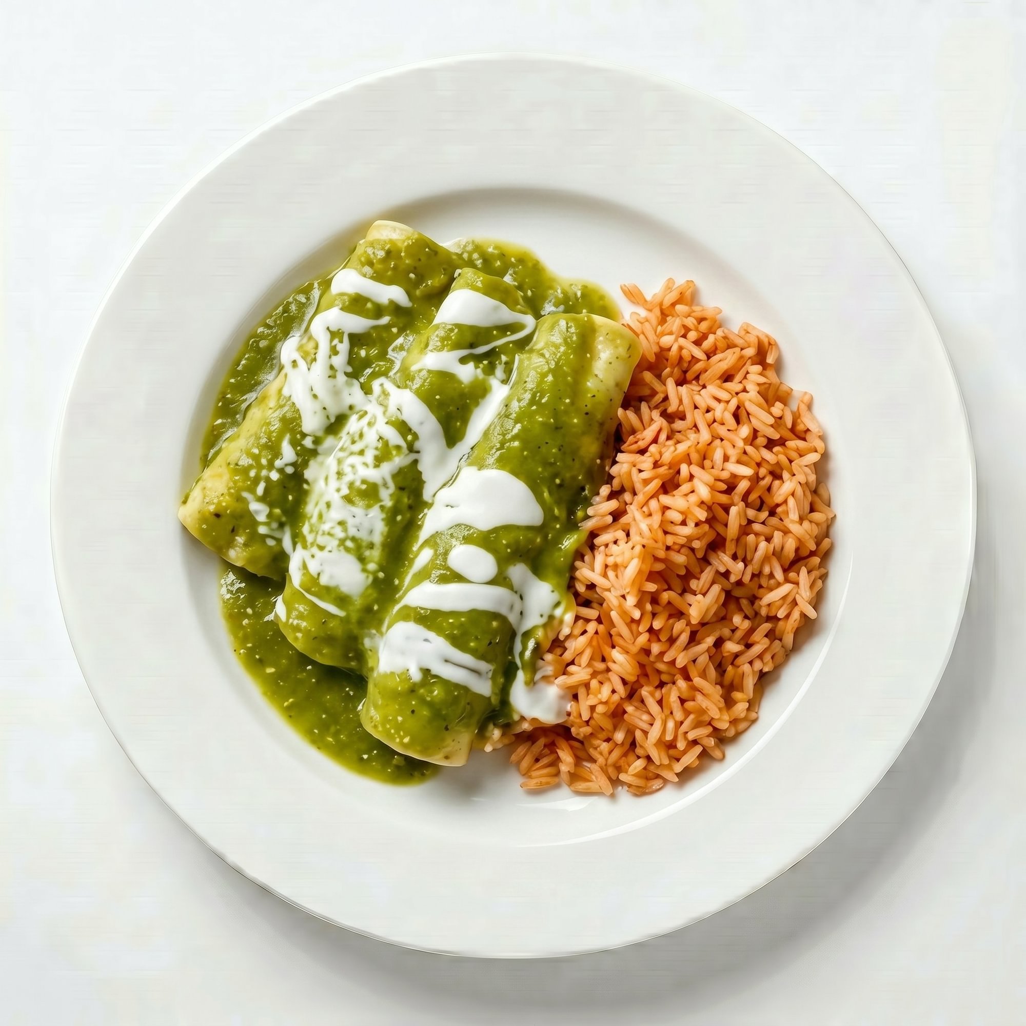 Spinach and Chicken Enchiladas