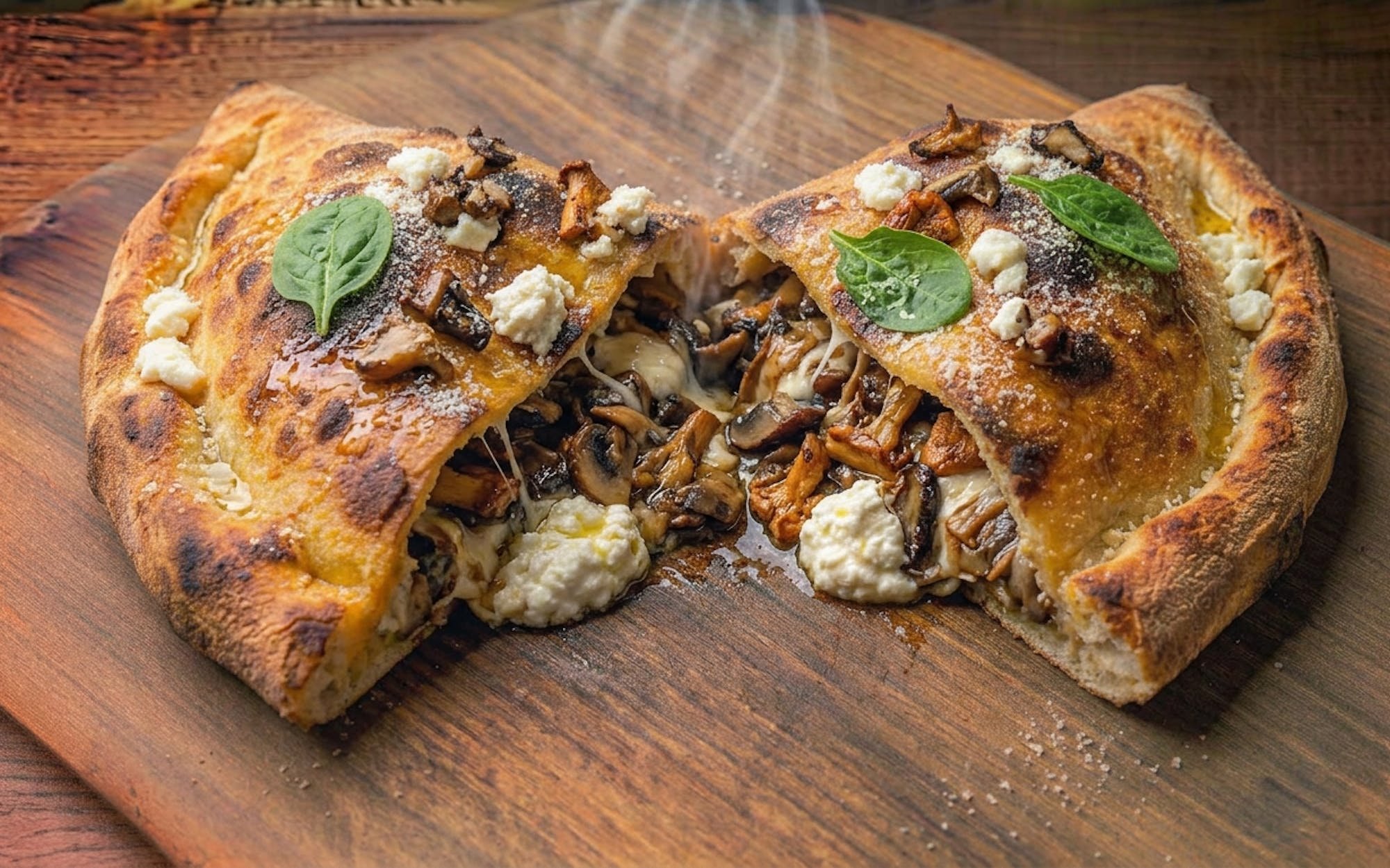 Truffle Mushroom Calzone
