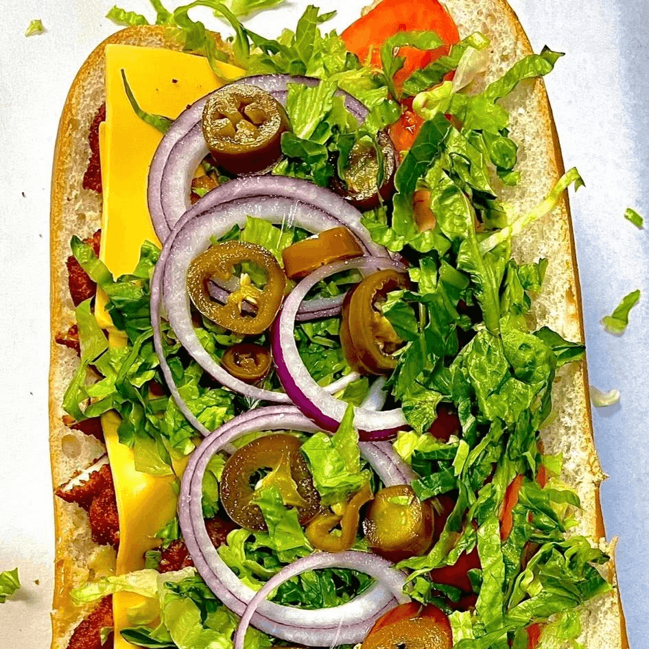 Chicken Cutlet with Sauce Sandwich