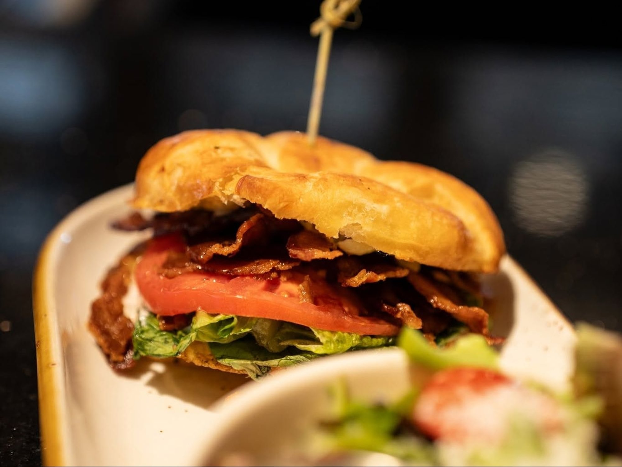 BLT Croissant Sandwich