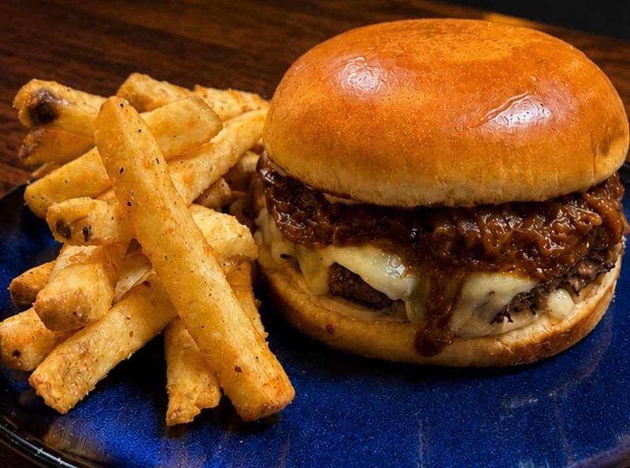 French Onion Burger