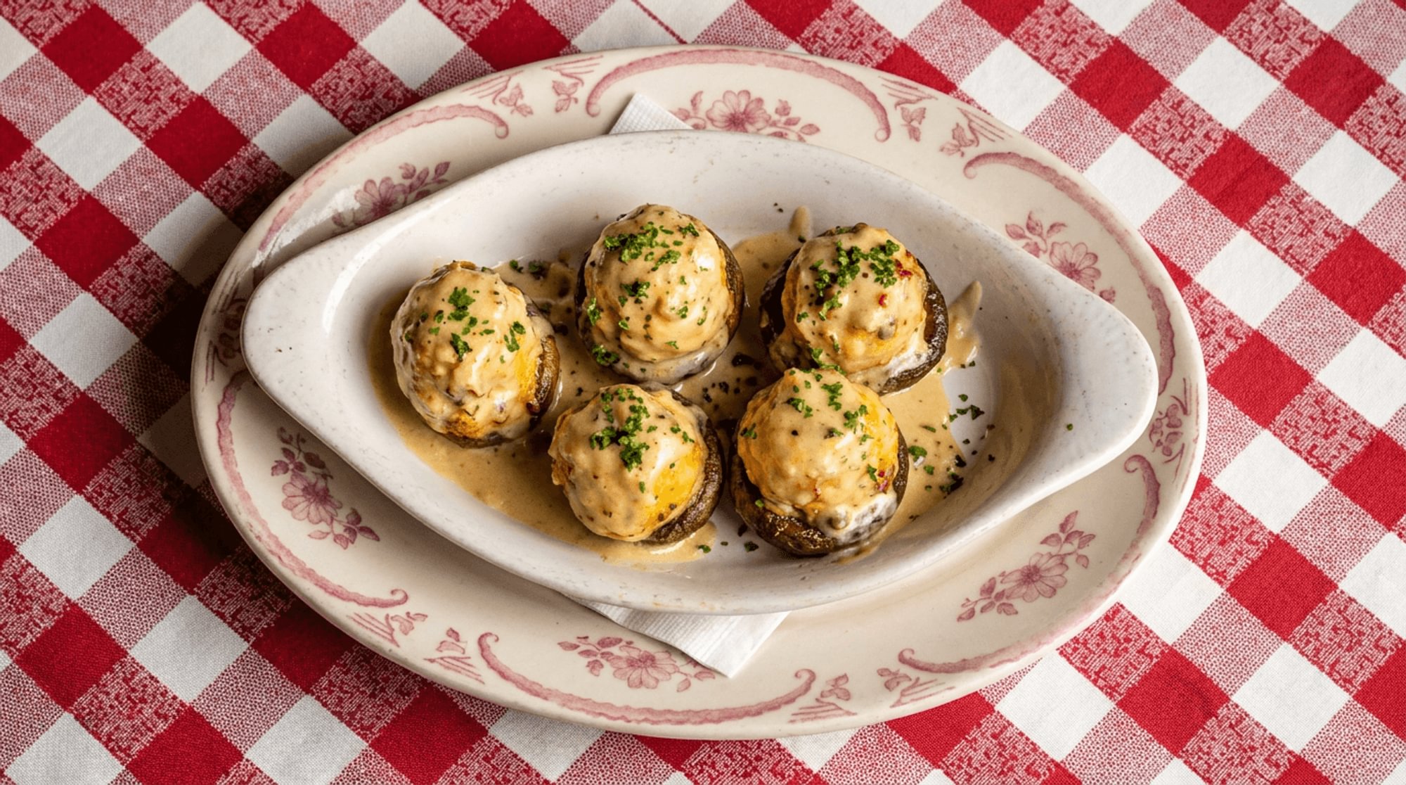 Crab Stuffed Mushrooms