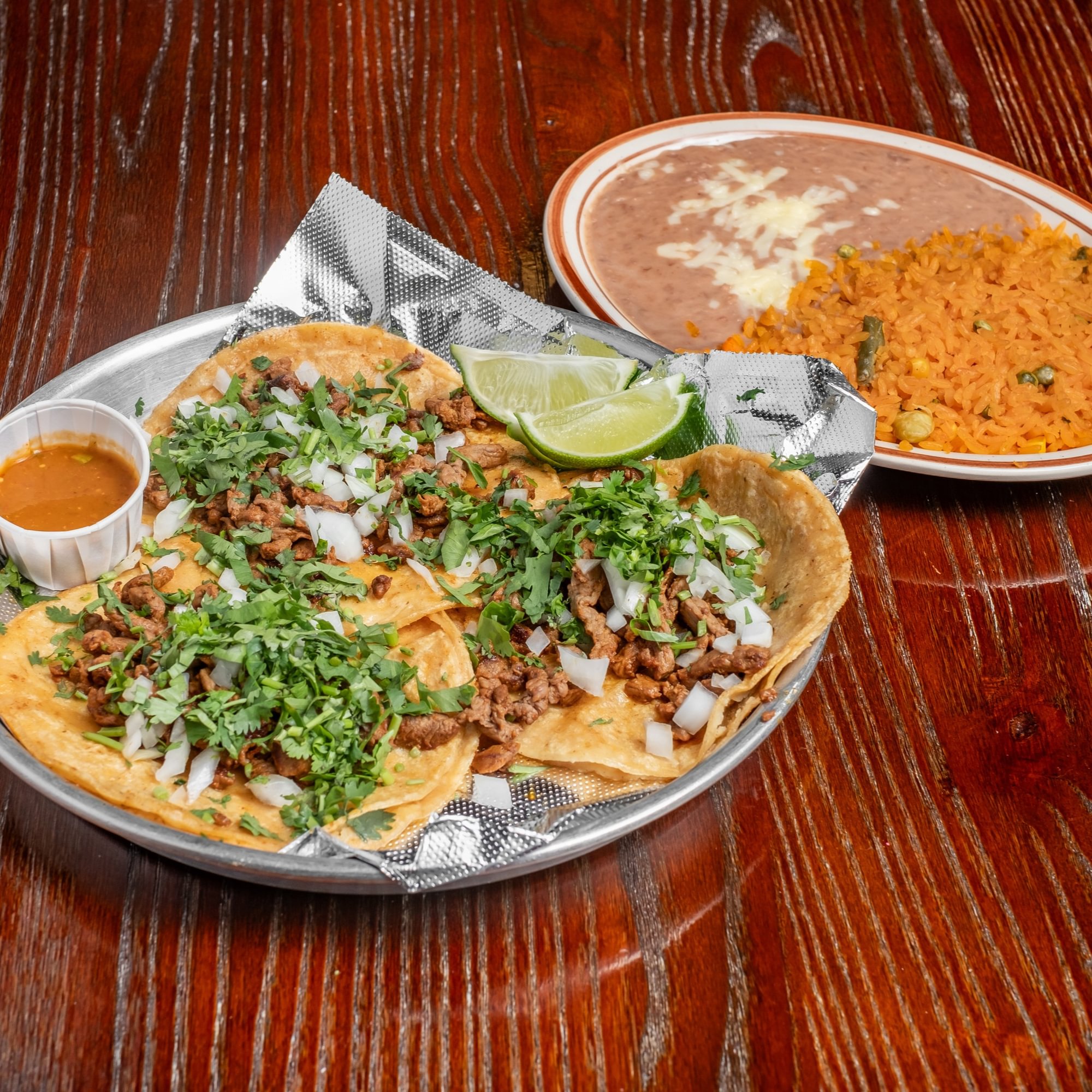 Ostreet Tacos Asada Meal