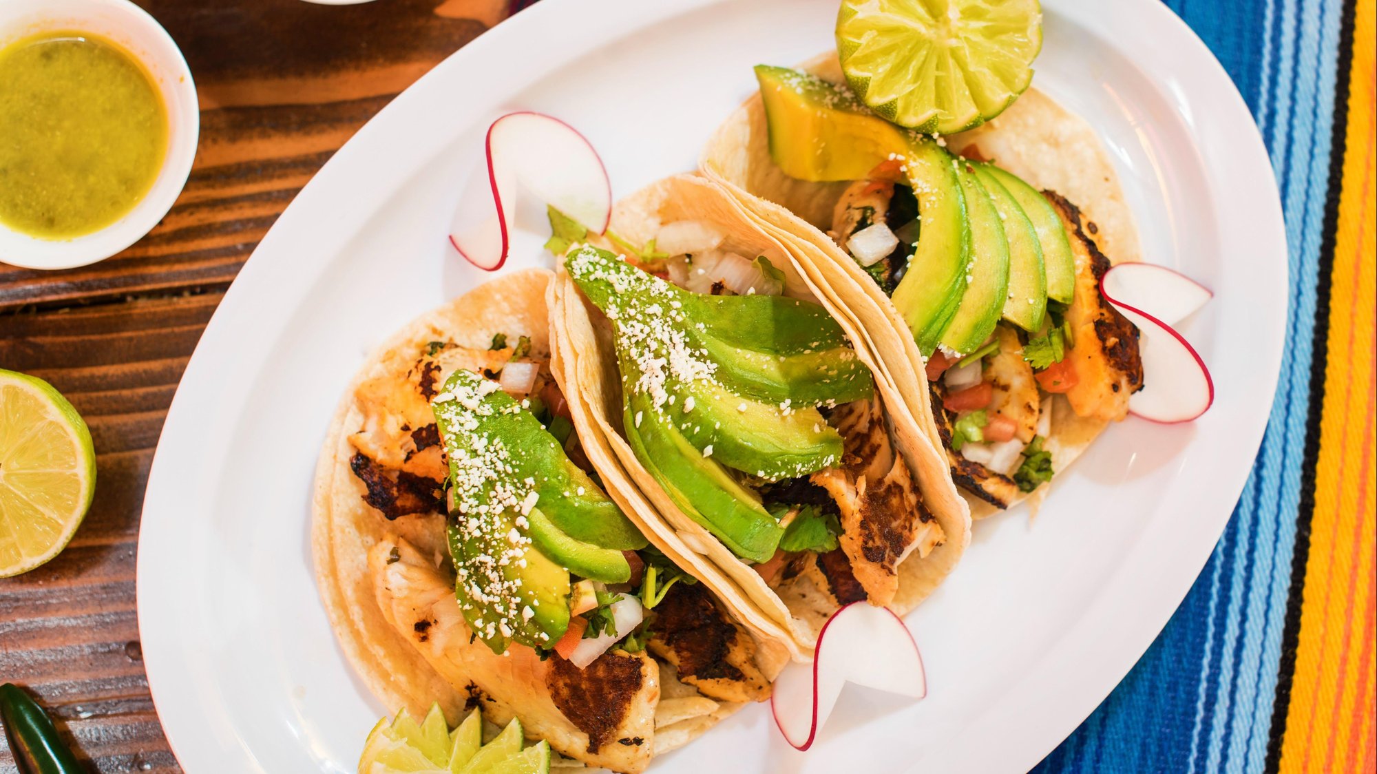 Fish Taco (Handmade tortillas)