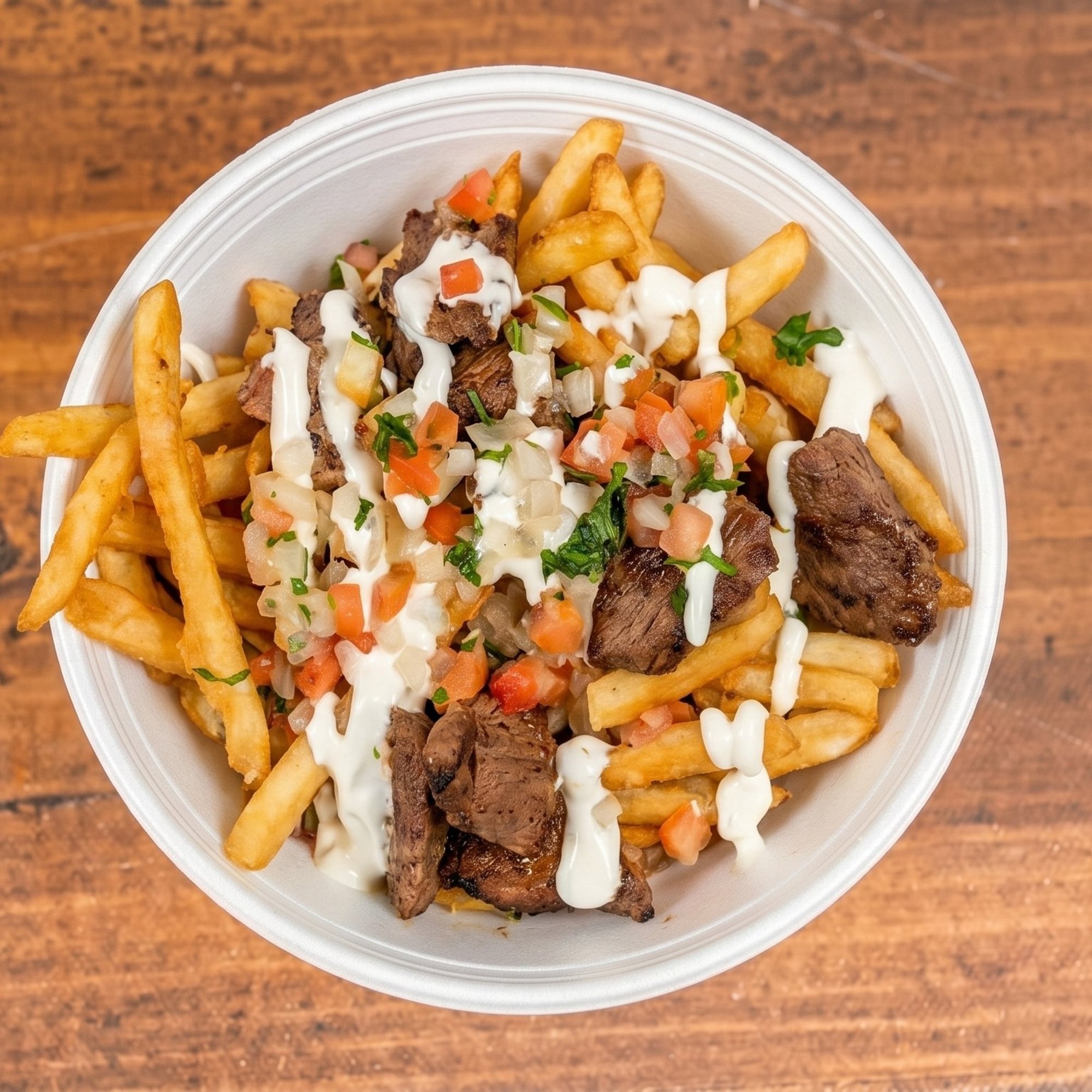 Chorizo or Steak Fries
