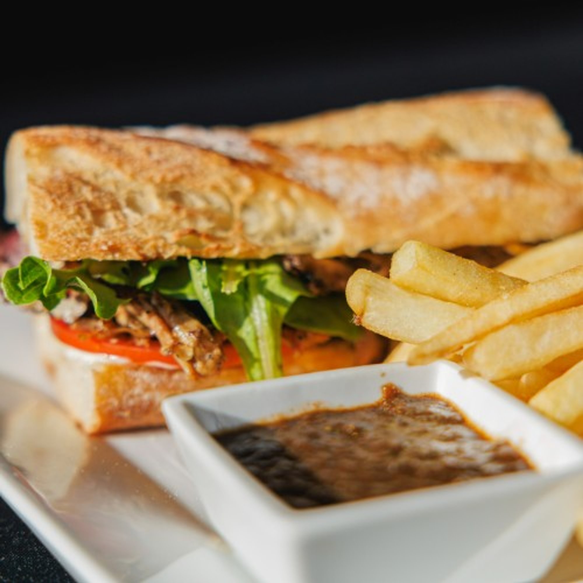 Jerk Chicken Sandwich Lunch