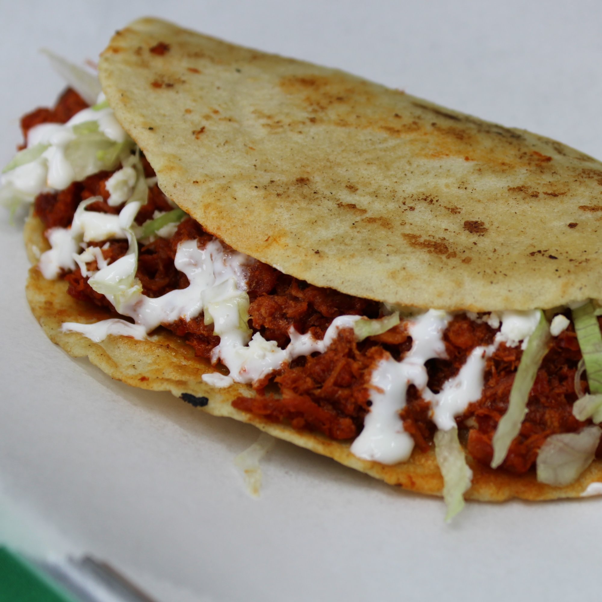 Chicharrón Prensado Quesadilla