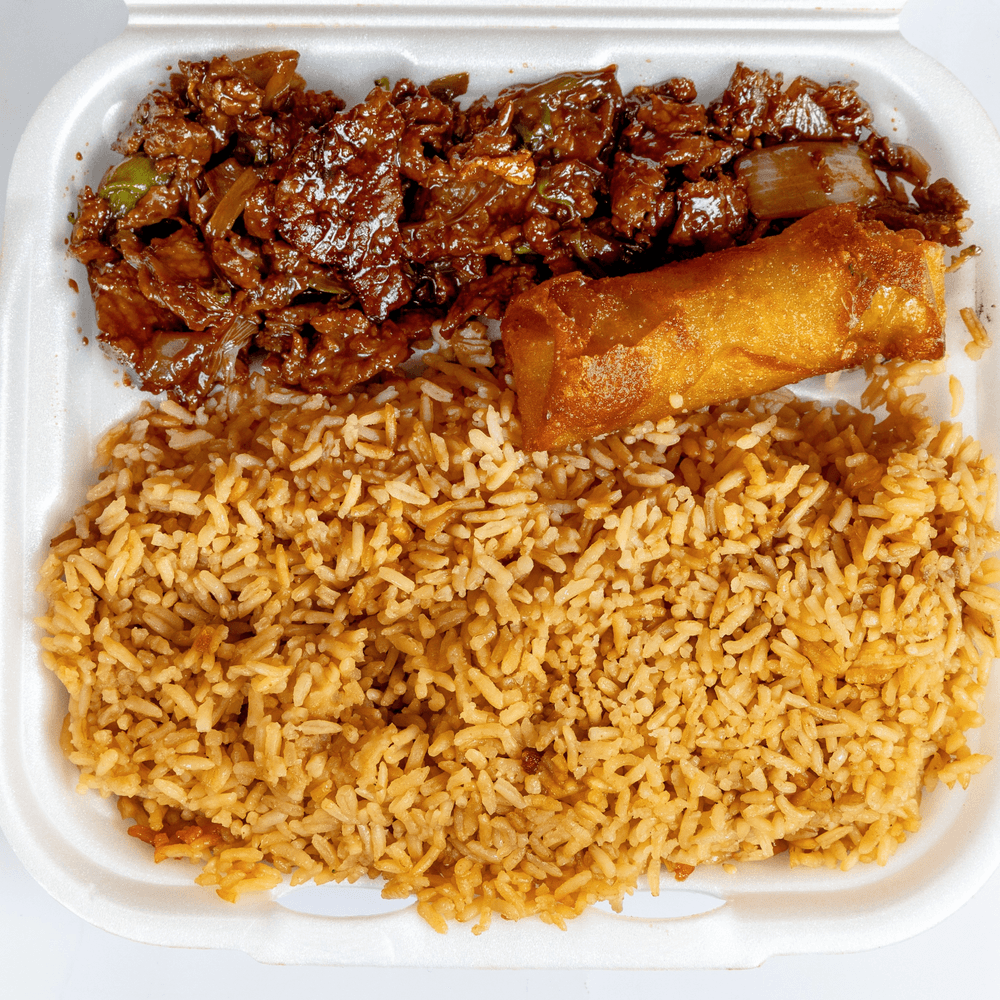 Mongolian Beef Platter