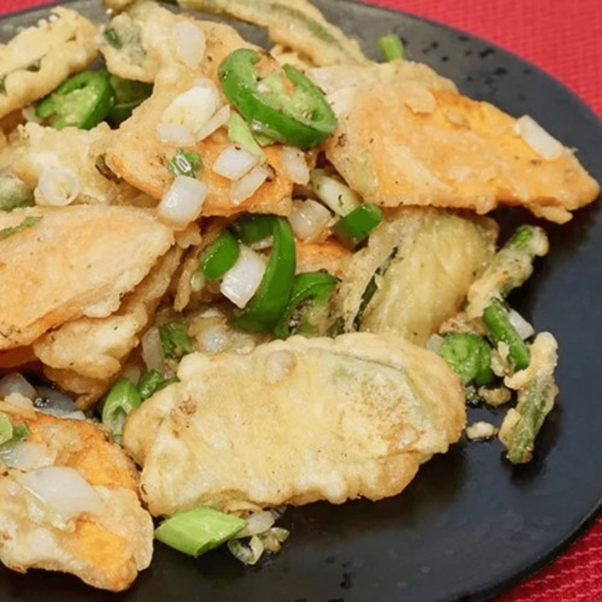 Crispy Spicy Tempura Vegetables