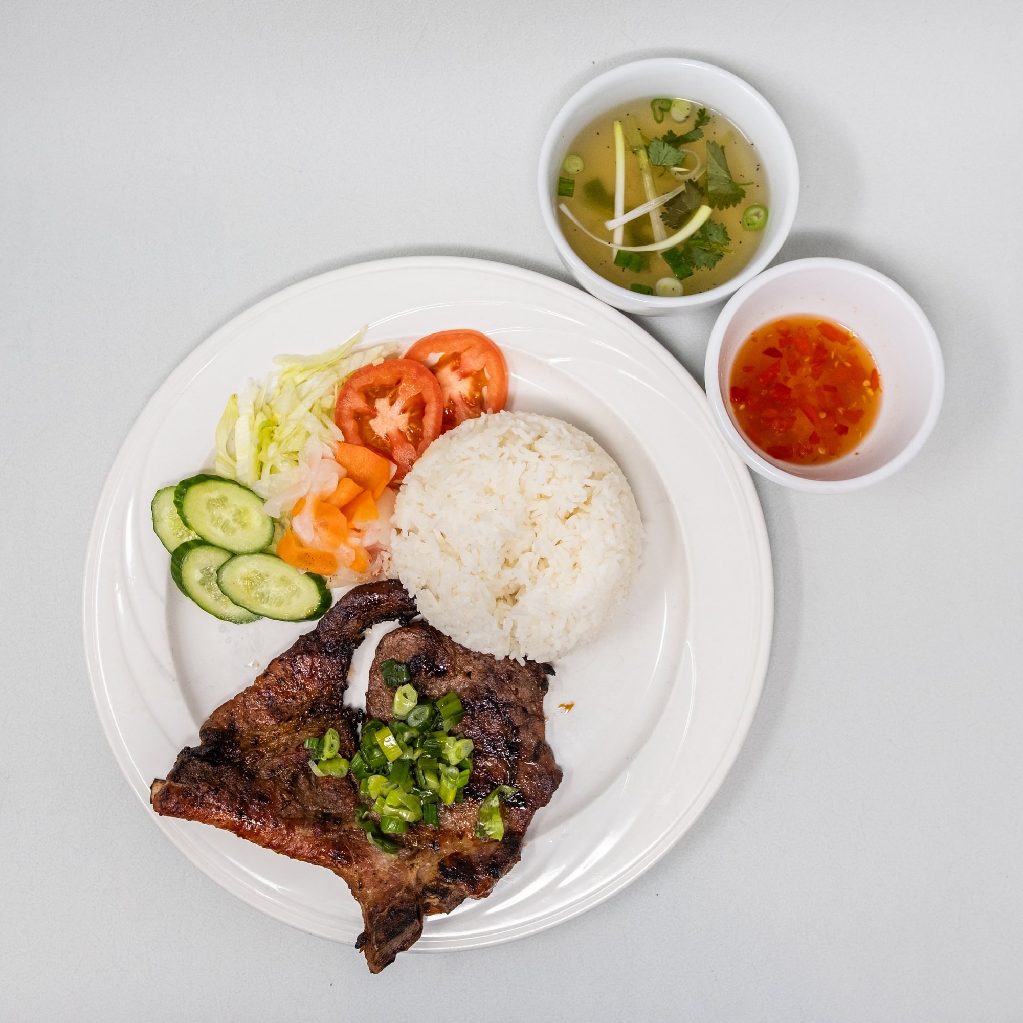 Grilled Pork Chop / Cơm Sườn Nướng