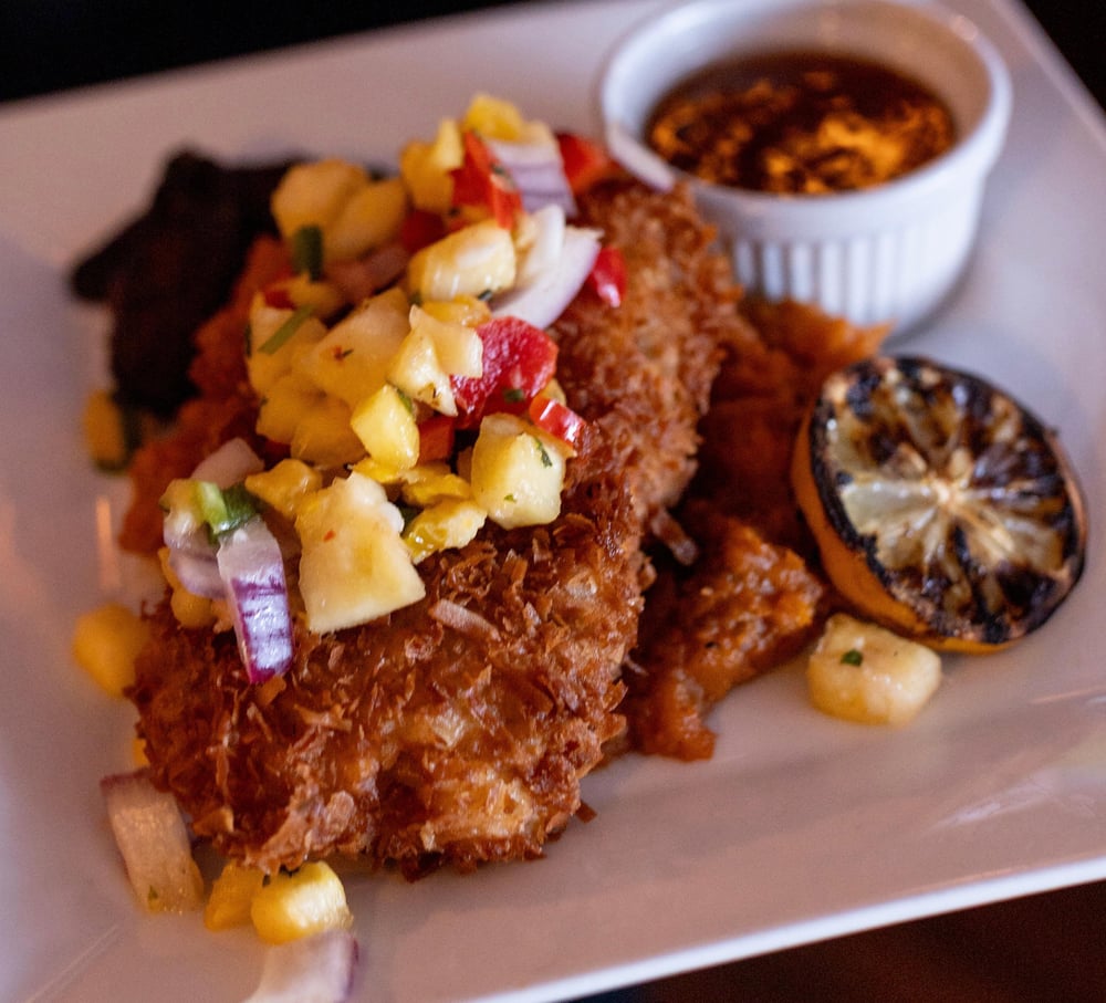 Coconut Crusted Mahi