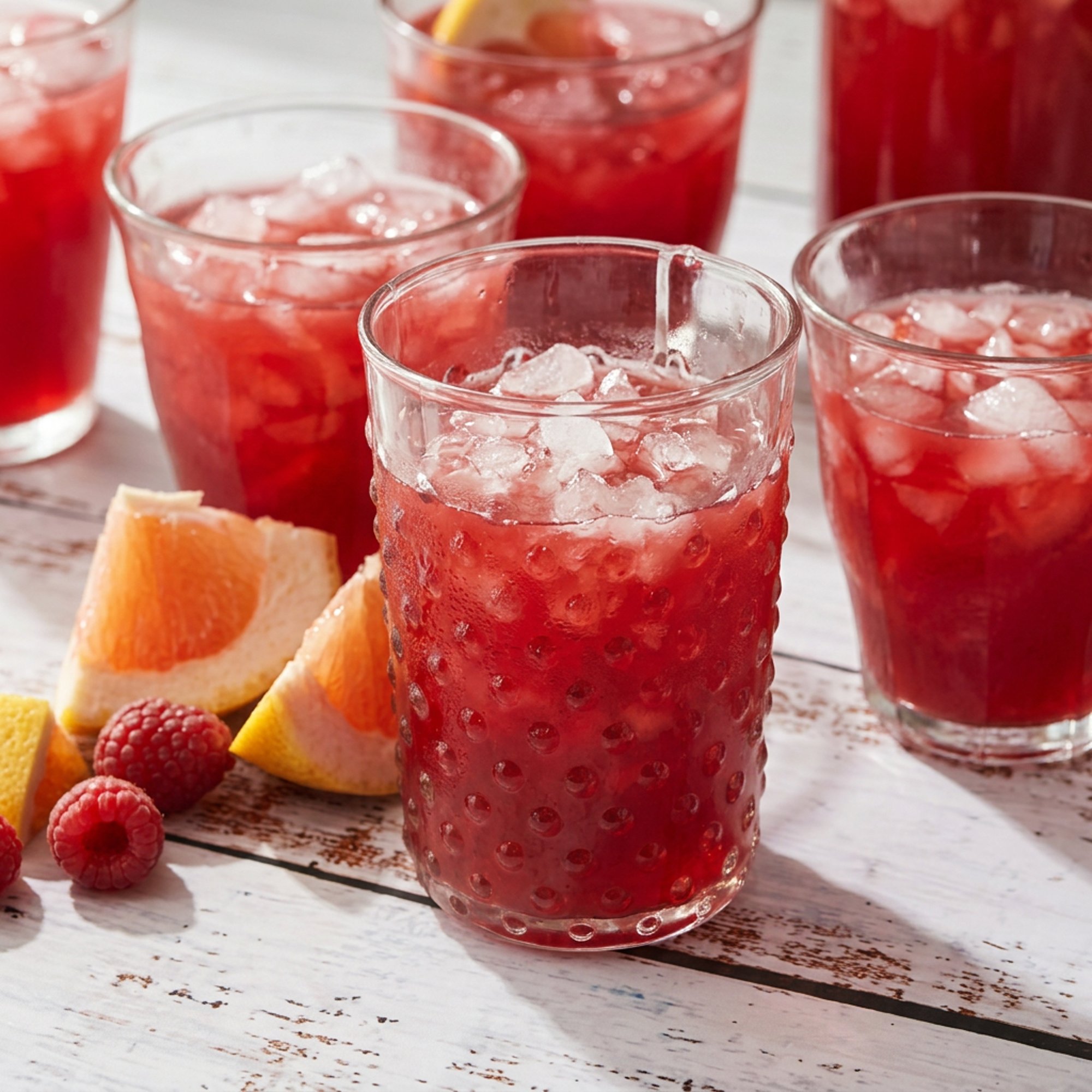 Raspberry fruit tea