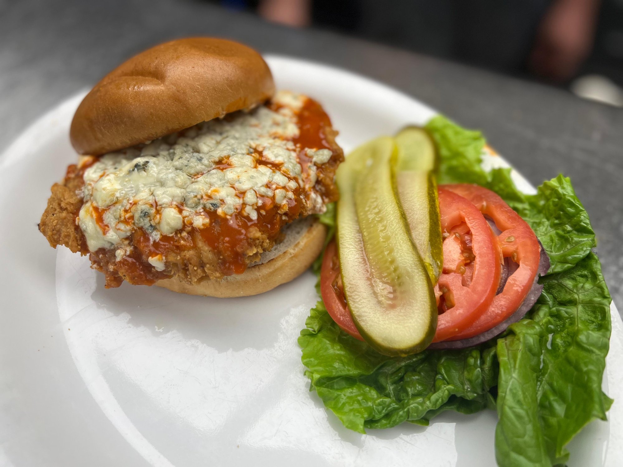 Buffalo blue cheese sandwich