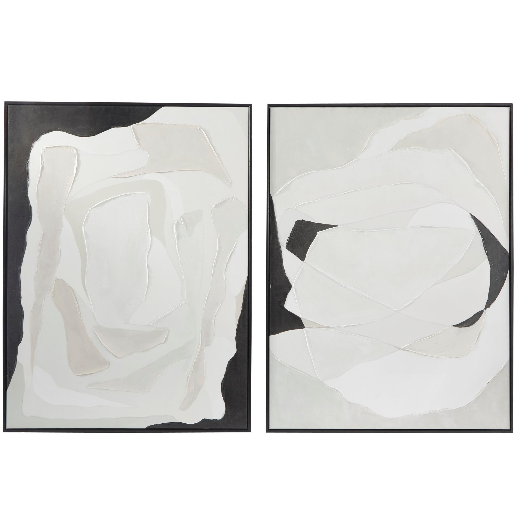 White Framed Wall Art
