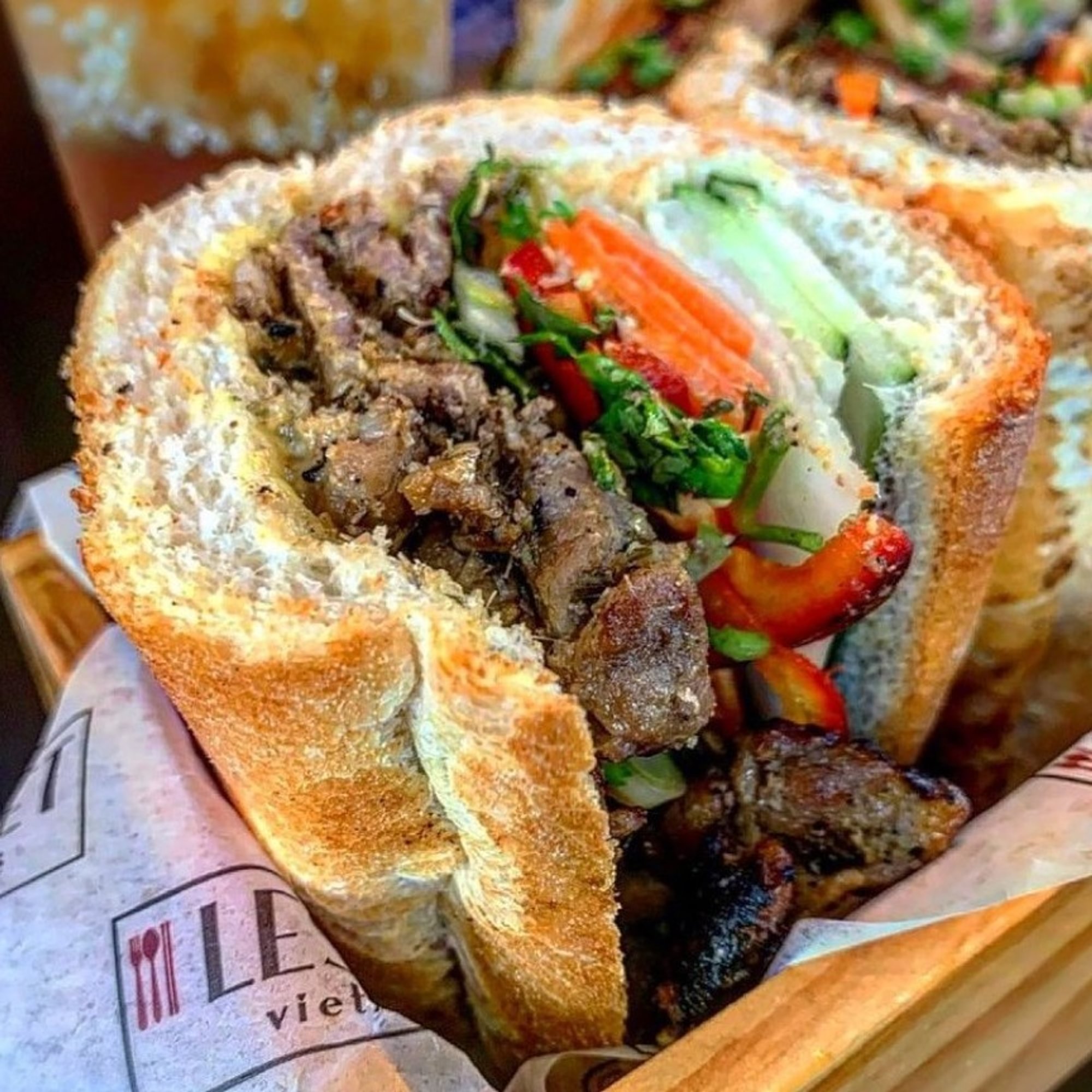 Lemongrass Pork Baguette
